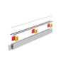 Pack 2 mètres rail réglable aluminium a la française