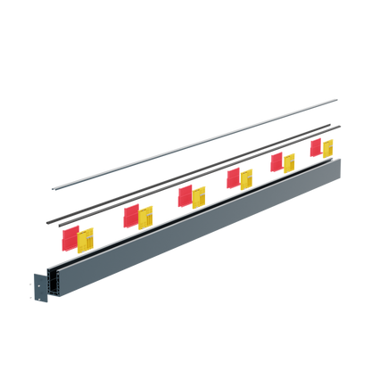 Pack 3 mètres rail réglable aluminium à la française