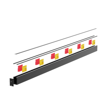 Pack 3 mètres rail réglable aluminium à la française